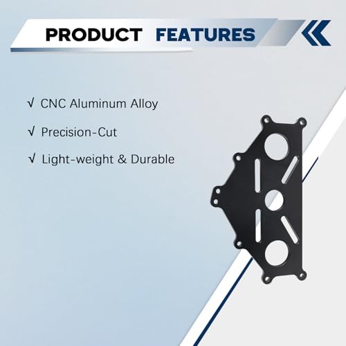 Engine Safe Stand Adapter Plate Compatible with Chevy LS LT Engines Black Black