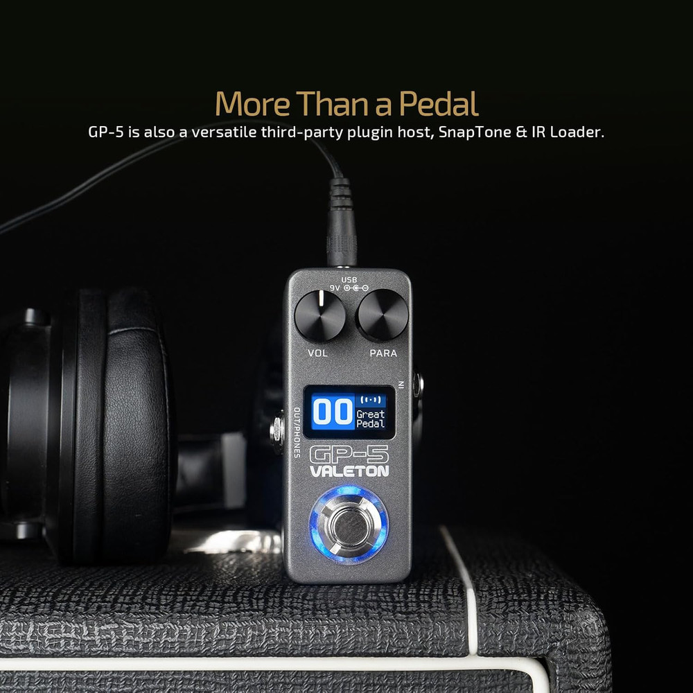 GP-5 Super Compact Multi-Effects Processor & NAM/IR Loader Pedal(Incl 1PCS Addit
