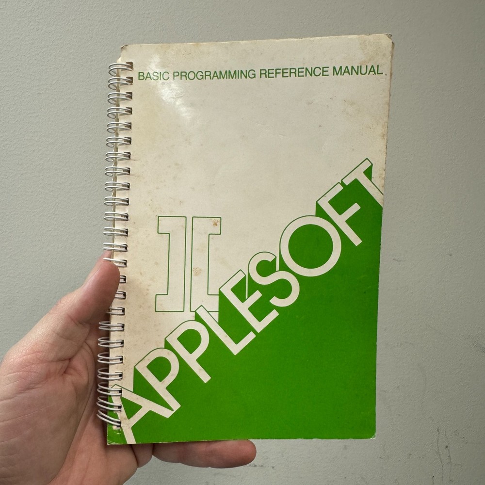 VTG 1978 Apple II Applesoft Basic Programming Reference Manual Computer Inc