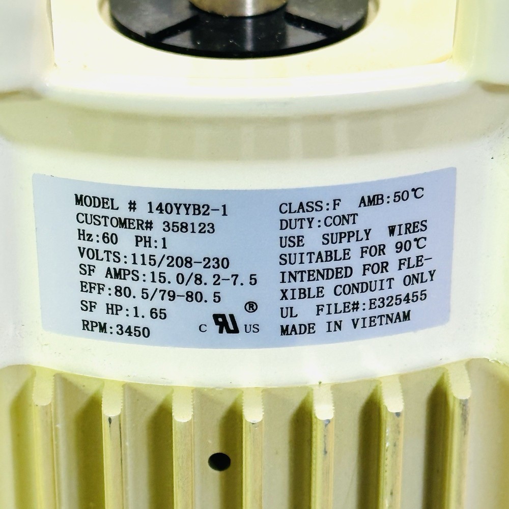 Pump Motor Single Speed 1 HP 354821S