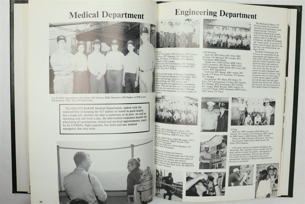 USS Mount Baker (AE-34) 1994 Mediterranean Deployment Cruise Book