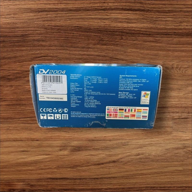 Nikai DV2004 Digital Camera Video Recorder Boxed