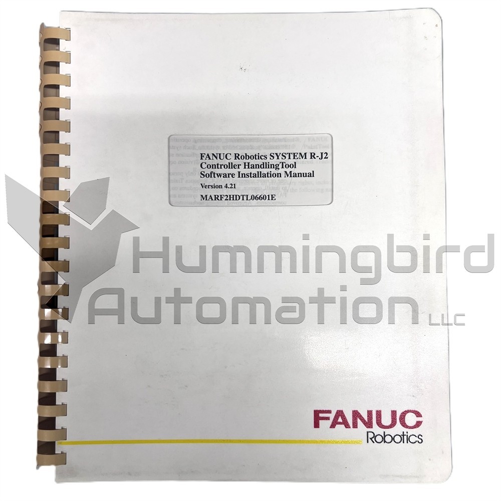 FANUC MARF2HDTL06601E R-J2 Controller Handling Tool Software Installation Manual