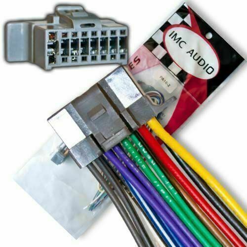 Grey Gray Wire Harness 16 Pin Panasonic Stereo Player Power Plug