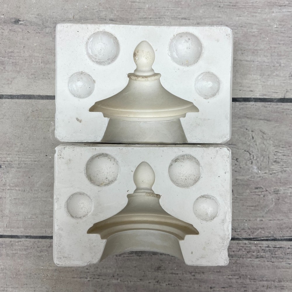 Unbranded Ceramic Casting Mold Decorative Small Jar Lid