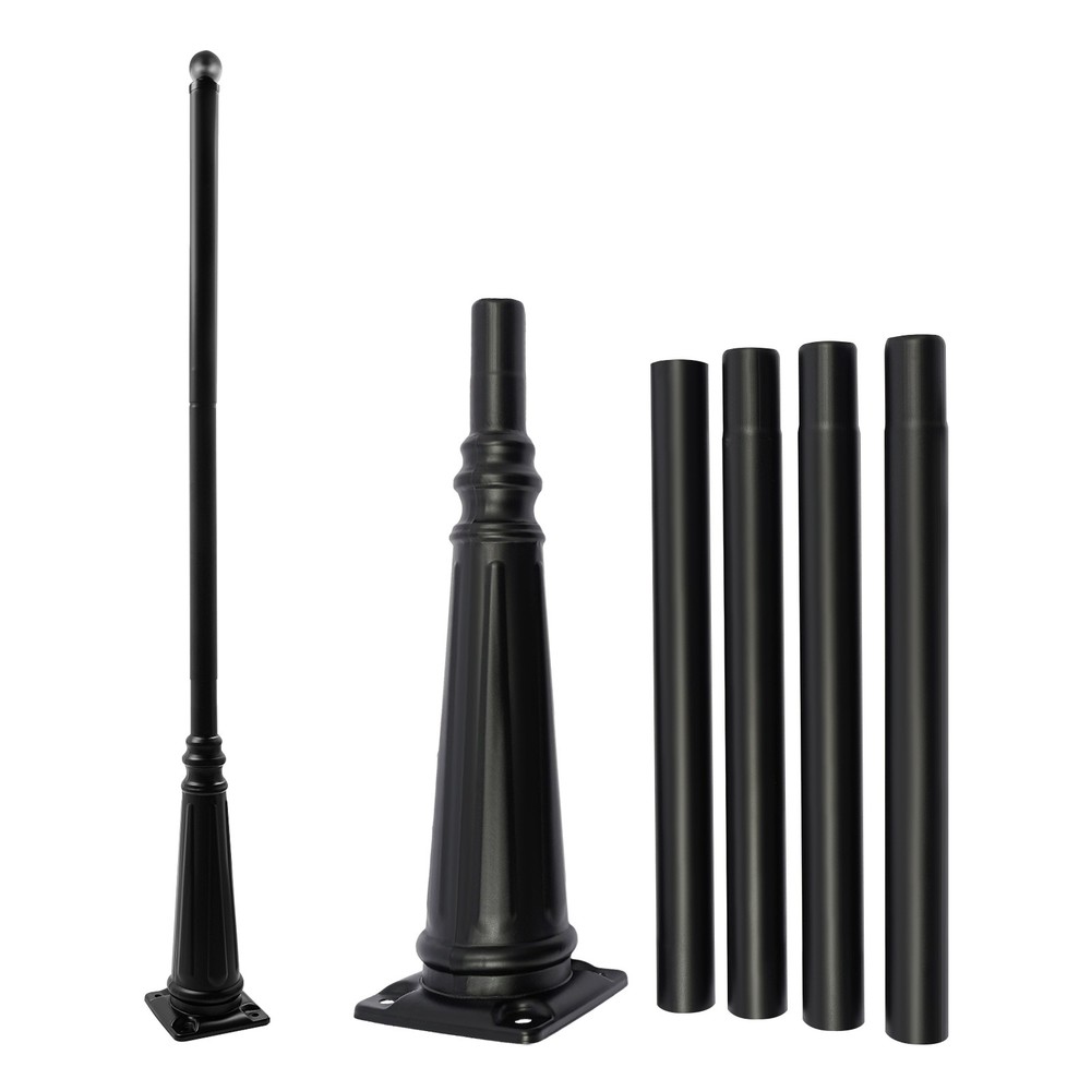 Light Post Split-Type Light Post Outdoor Light Post Top Globe Iron