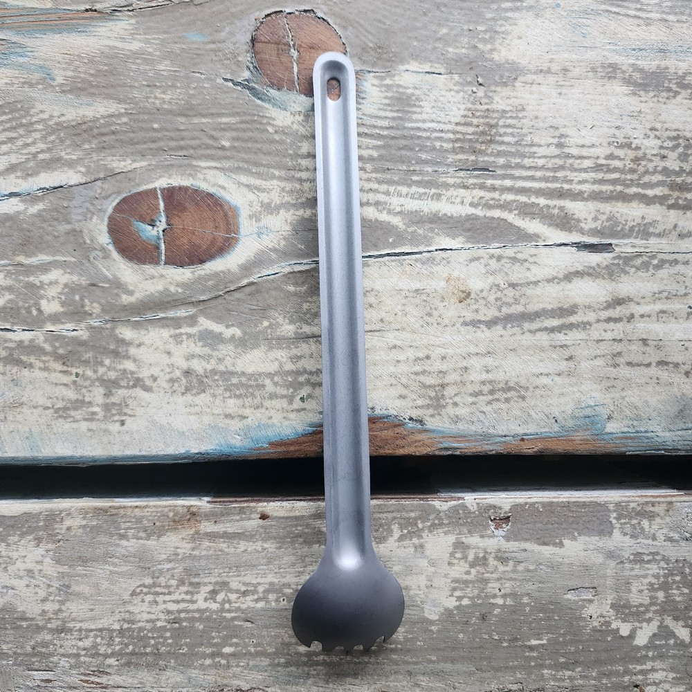New Ultra Light Titanium Long Handle Spork