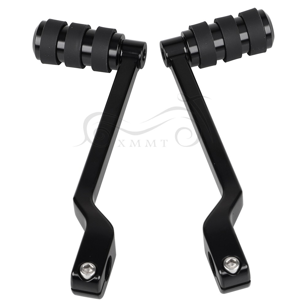 Black Heel Toe Shift Lever With Split Shifter Peg For Harley Touring FLHT FLSTF