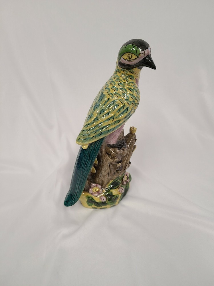 Ceramic Parrot Figure