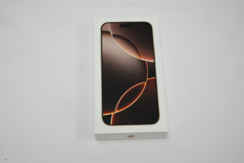 Empty Box Only Apple iPhone 16 Pro Max, Desert Titanium, 256GB, Empty Box Only