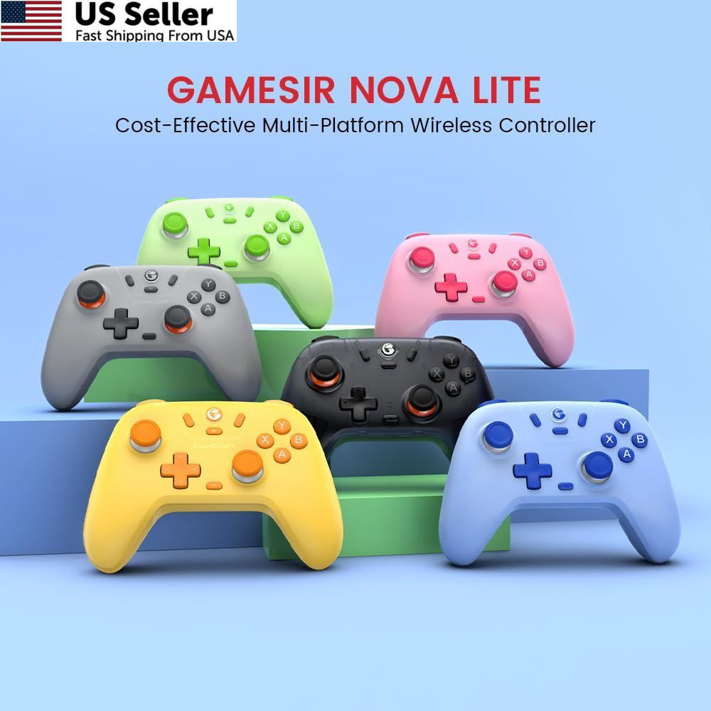 GameSir Nova Lite 2.4g Wireless Controller for Windows PC, Lite(Blue)