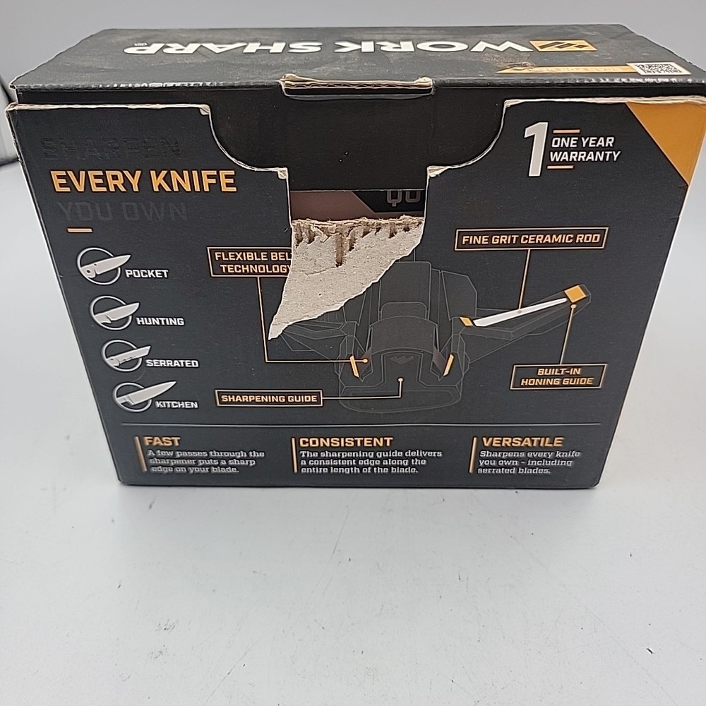 Work Sharp - WSCMB Combo Knife Sharpener Used, With Sand Paper