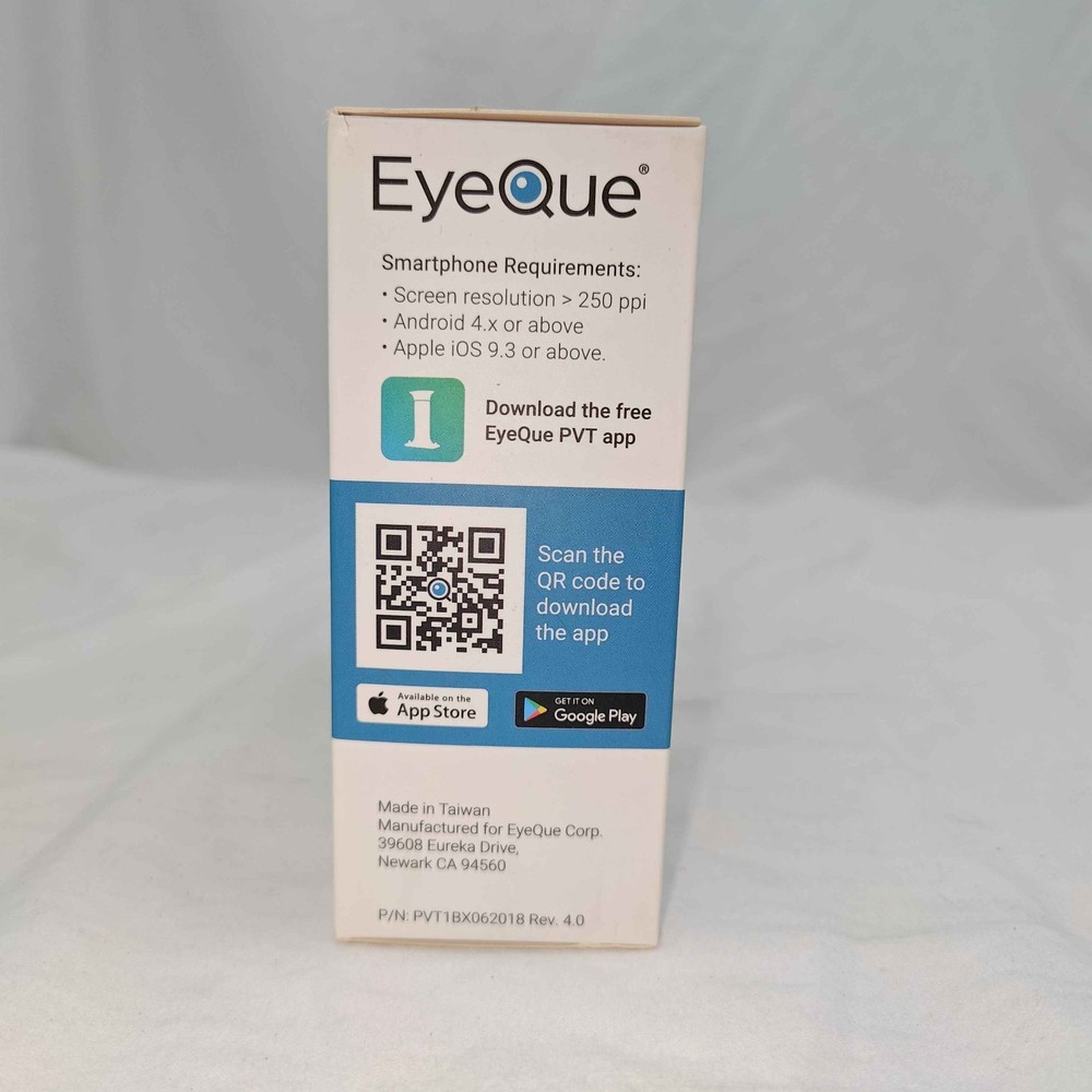 EyeQue Personal Vision Tracker Ophthalmic Refractometer Home Test Kit - Sealed