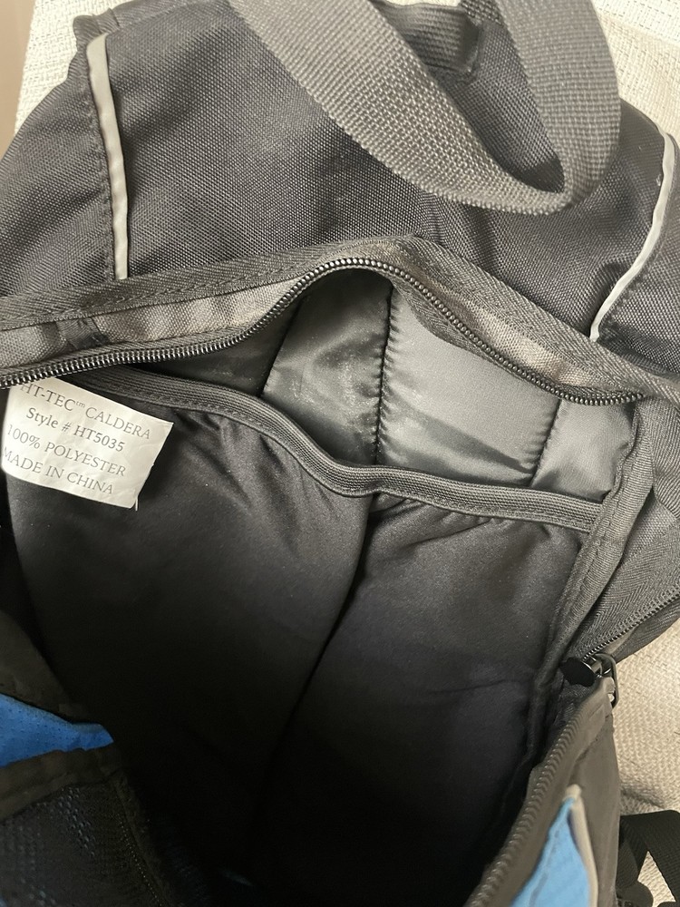 Hi-Tec Hydration Hiking Backpack – Blue & Black (No Bladder) -Preowned