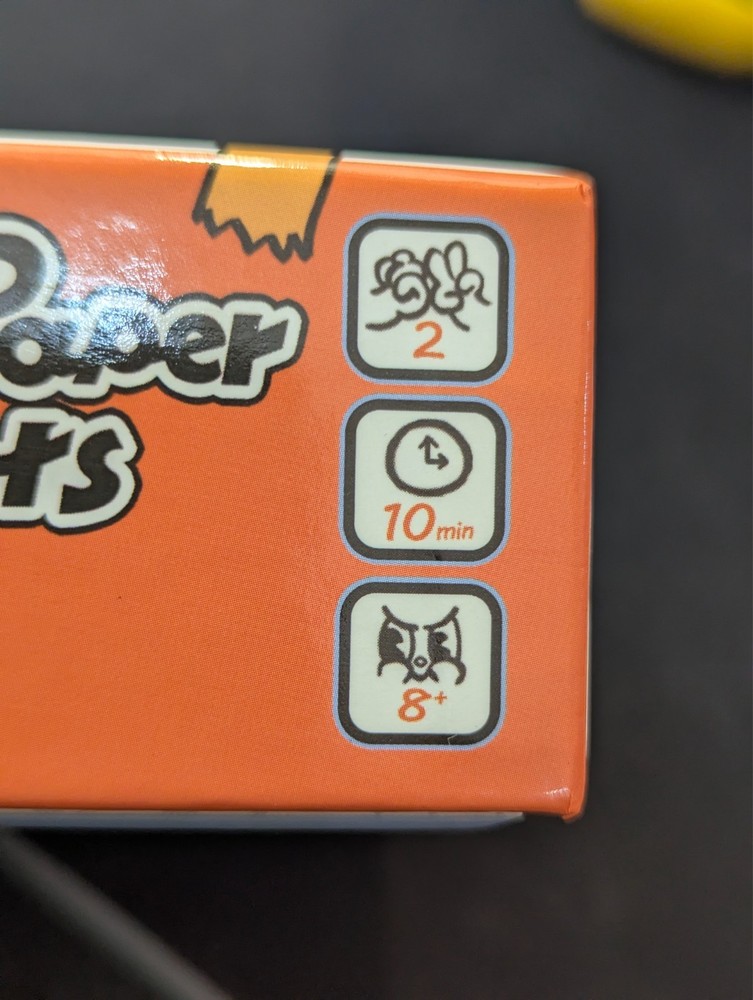 RUBBER PAPER SCISSORS Board Game 100% COMPLETE 2023