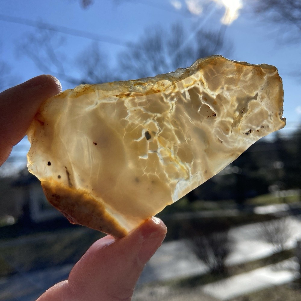 Brecciated Transparent Jasper Slab
