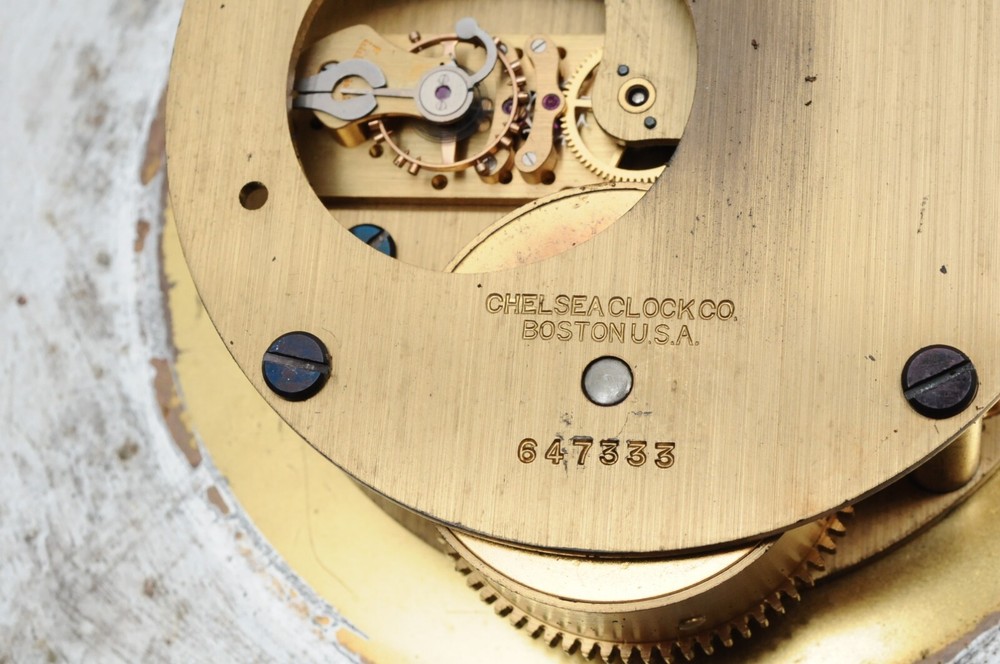 Chelsea Type B Model 12 Deck Clock 8.5"