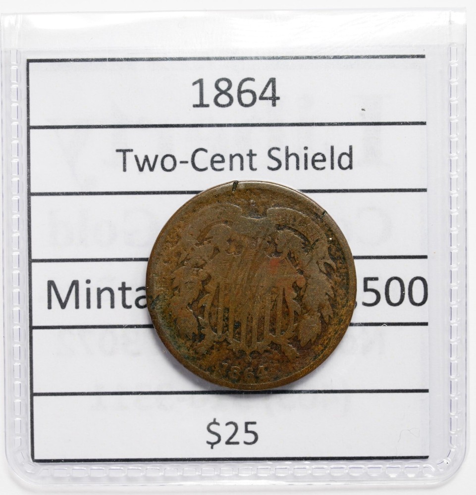 1864 Two Cent Piece
