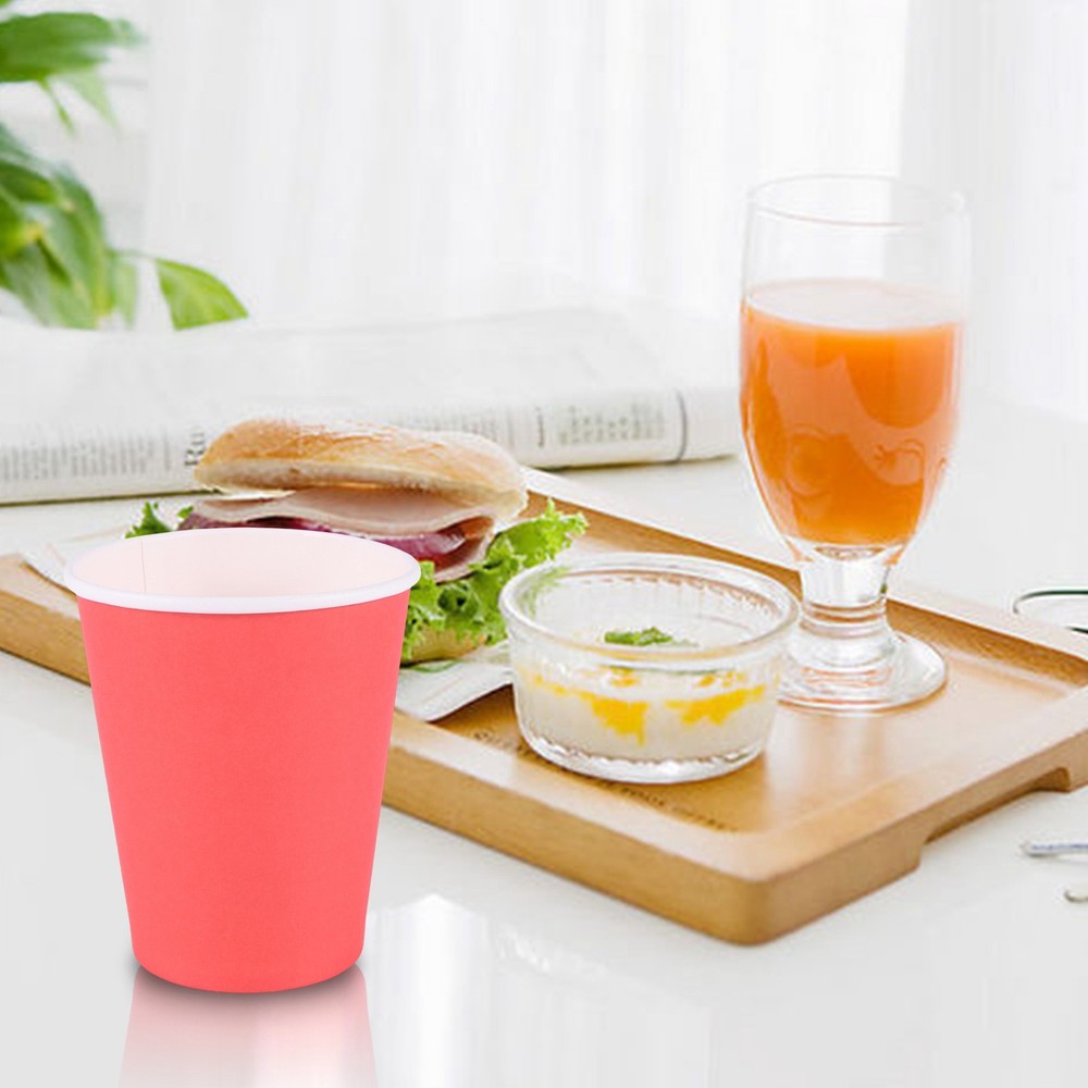20 Cups (9oz) - Plain Solid Colours Birthday Catering Y3H7
