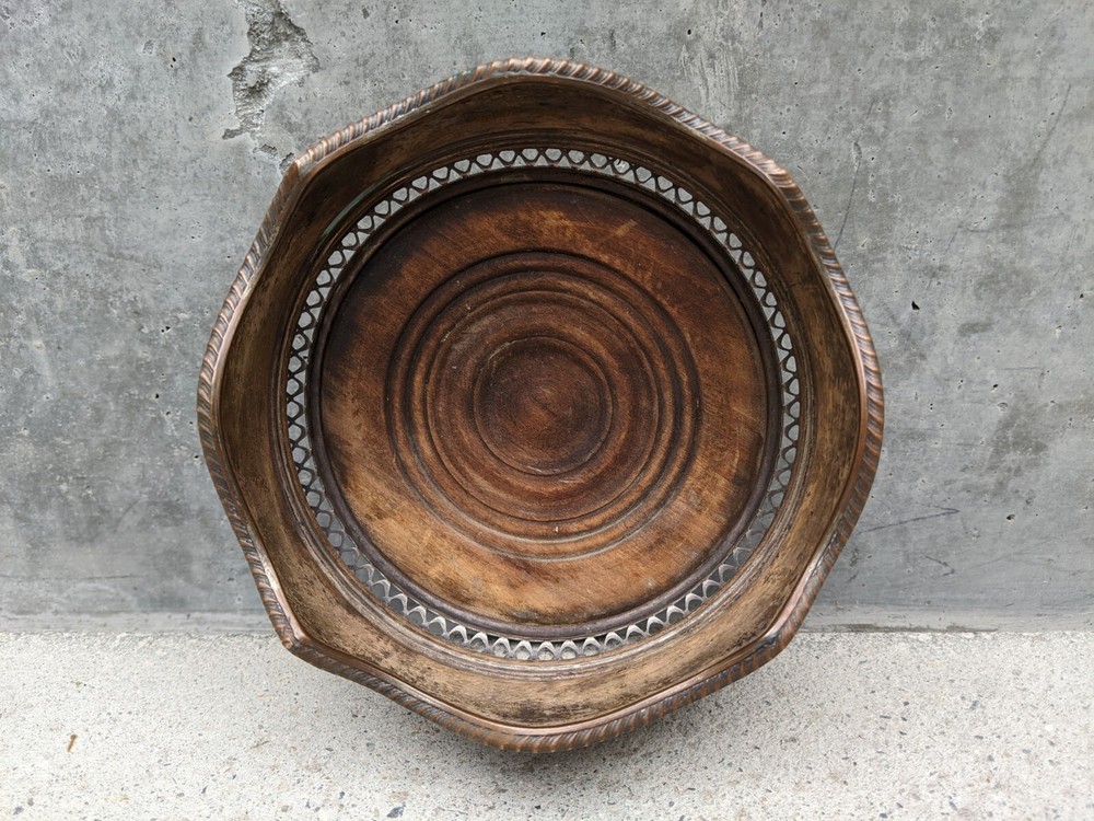 Vintage Copper Wine Coaster