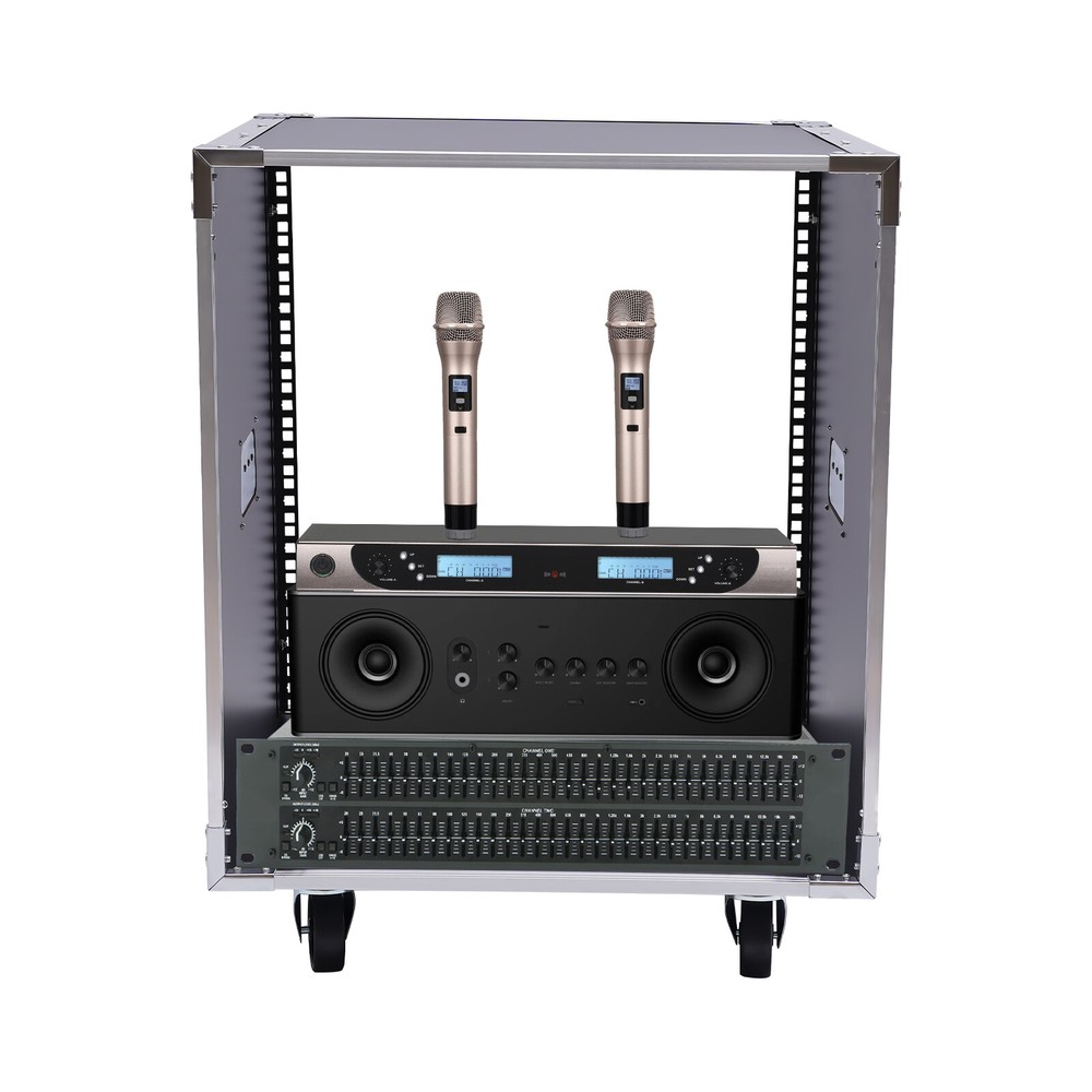 12U Rolling Network Server Data Cabinet Rack Equipment Rack Cabinet - 21" Deep
