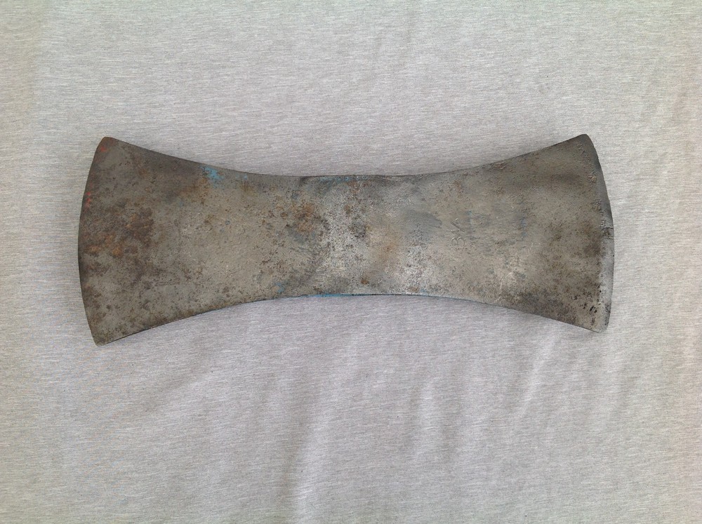 Vintage 3 1/2 Double Bit Axe Head