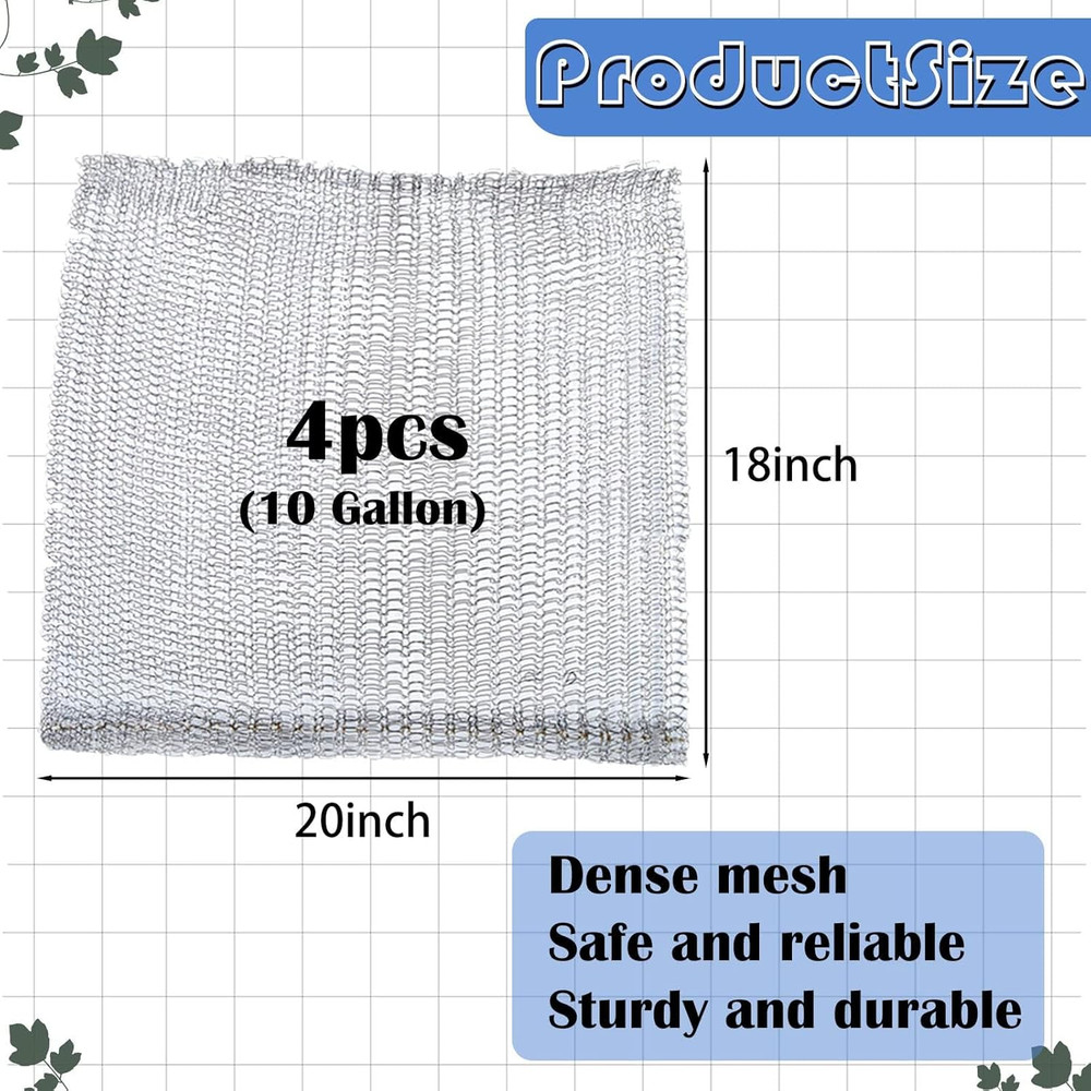 Root Guard Gopher Proof Wire Basket Mole and Vole Mesh Wire Baskets Underground