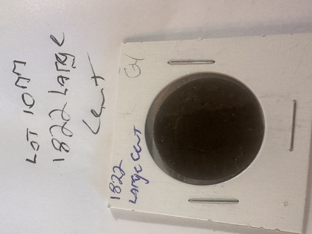 1822 1C BN Coronet Head Cent