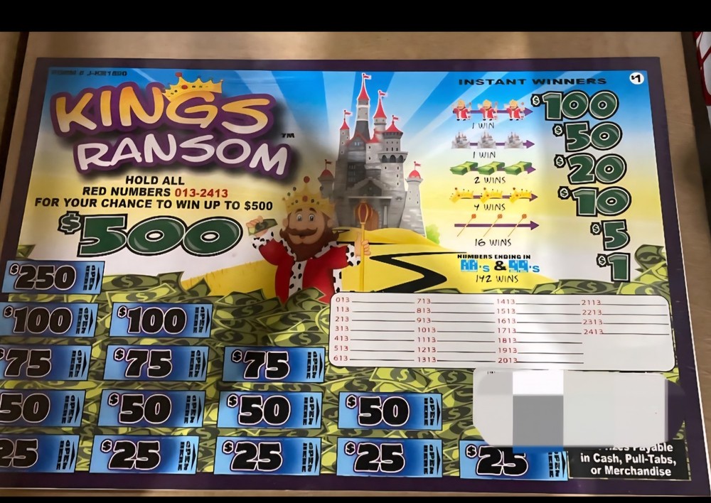 Kings Ransom Climber Pull Tab Game