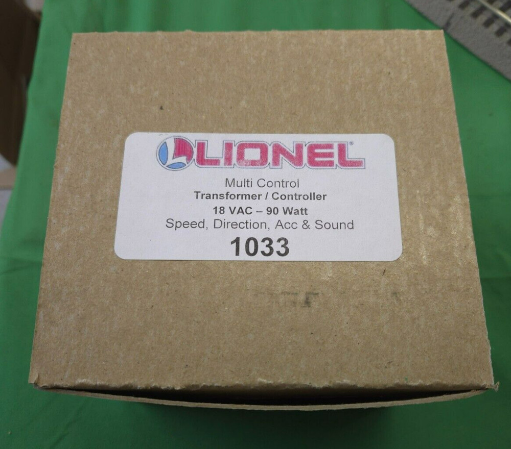 LIONEL MULTI-CONTROL TRANSFORMER 1033 90 WATT REFURBISHED
