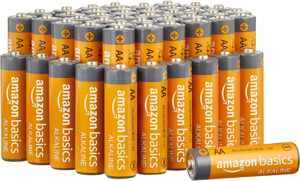 Amazon Basics 192 Pack AA High-Performance Alkaline Batteries, 10-Year Shelflife