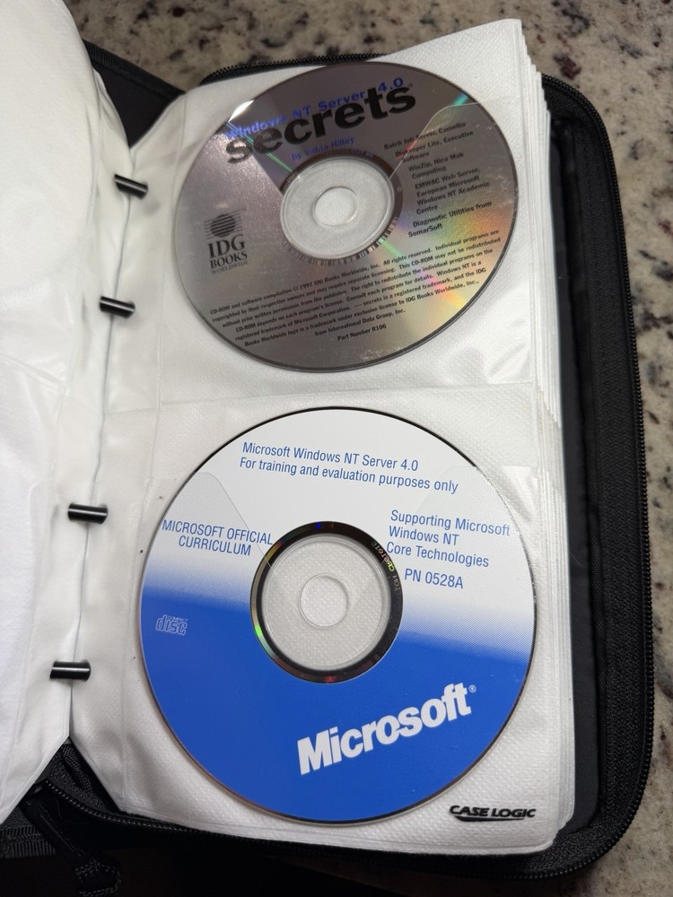 Vintage Microsoft Developer CD Lot Visual Basic C++ Oracle NT SQL 90s