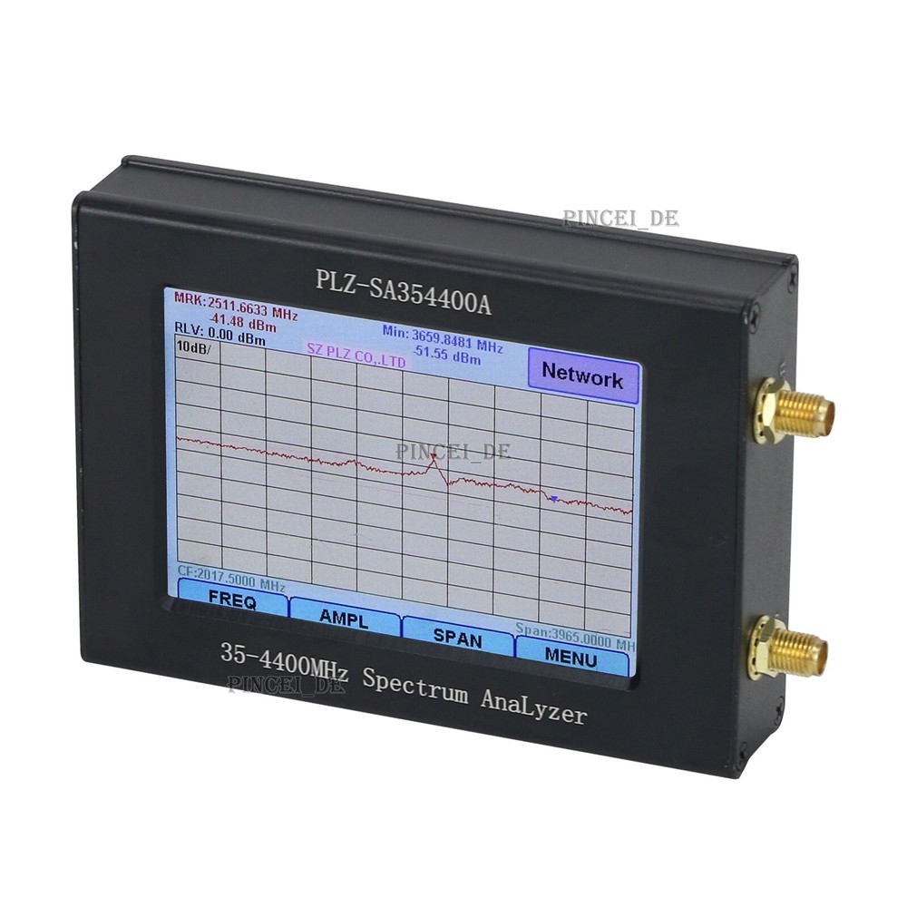 35-4400MHz Spectrum Analyzer w/ Tracking Source Network Analyzer Touching Screen