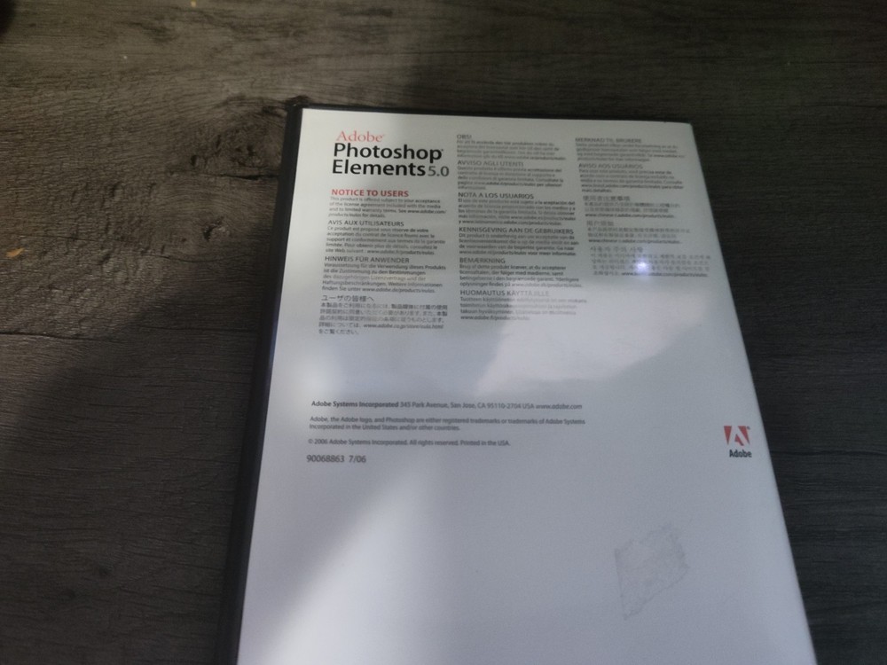 Adobe Photoshop Elements 5.0 / Premiere Elements 3.0 (PC) W/Serial #’s