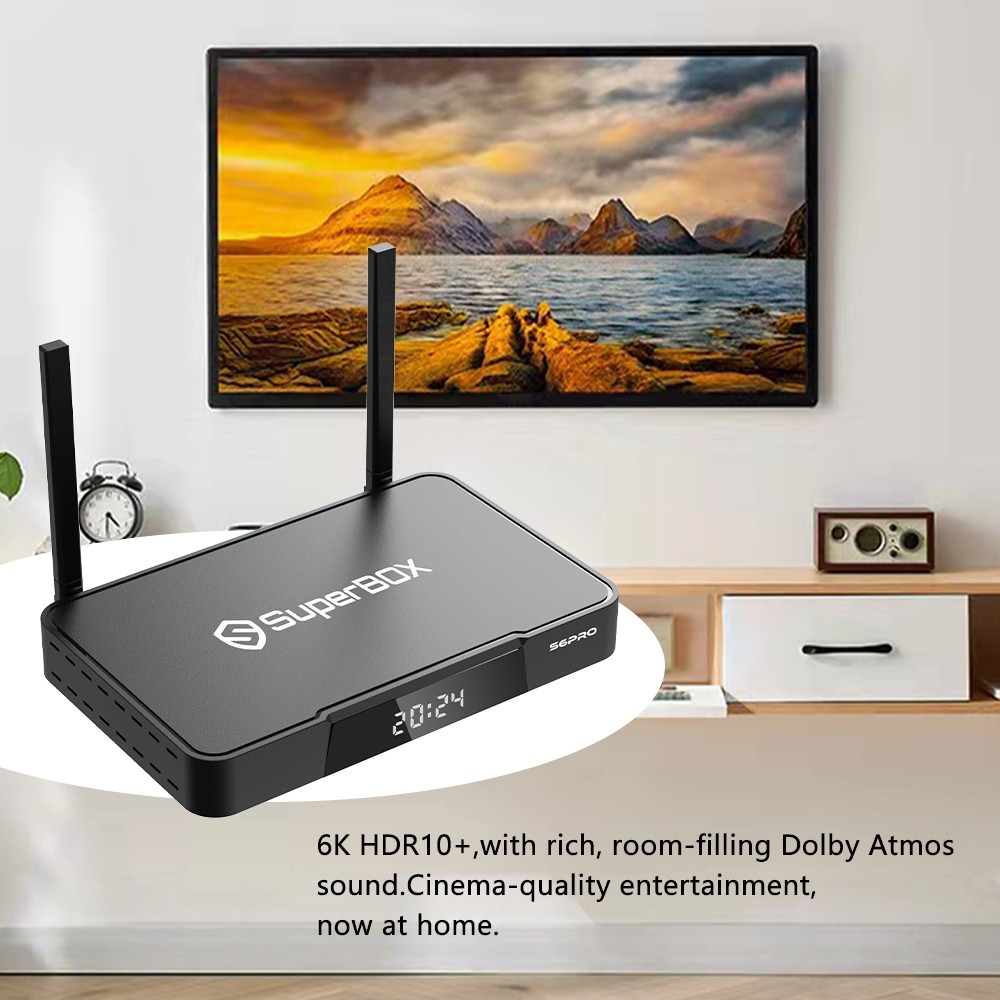SuperBox S6 Pro BOX - Authorized Distributor - Message To Me Free Ship