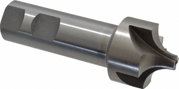 Value Collection 1/2" Radius, 1-1/2" Diam, 4 Flute Cobalt Corner Rounding End...