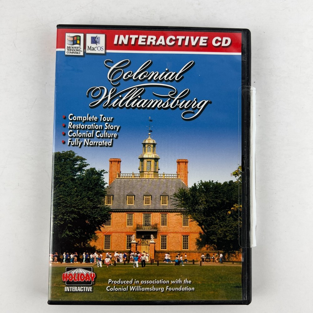 Colonial Williamsburg Interactive CD Win/Mac