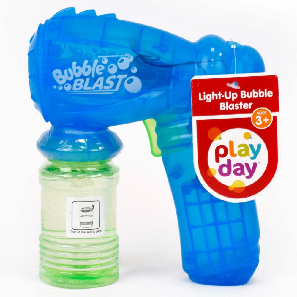 Fubbles Light Up Bubble Blaster & Bubble Solution--Ages 3+ NEW