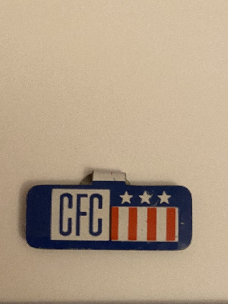 CFC Combined Federal Campaign Tab Fold Over Button P63