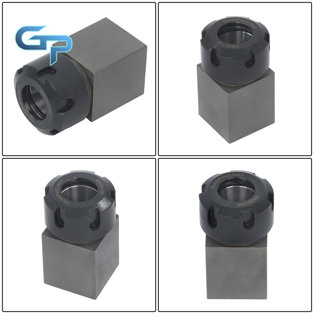 ER25 Collet Block Set Square Type for Milling Machine Tooling