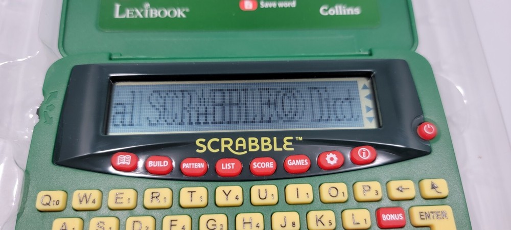 Lexibook Scrabble Dictionary Electronic Handheld 2017 Green