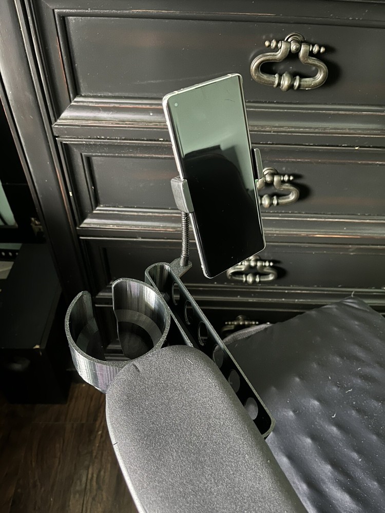 Cup Holder + Phone Holder + Basket Set Designed for Quantum Power Chairs