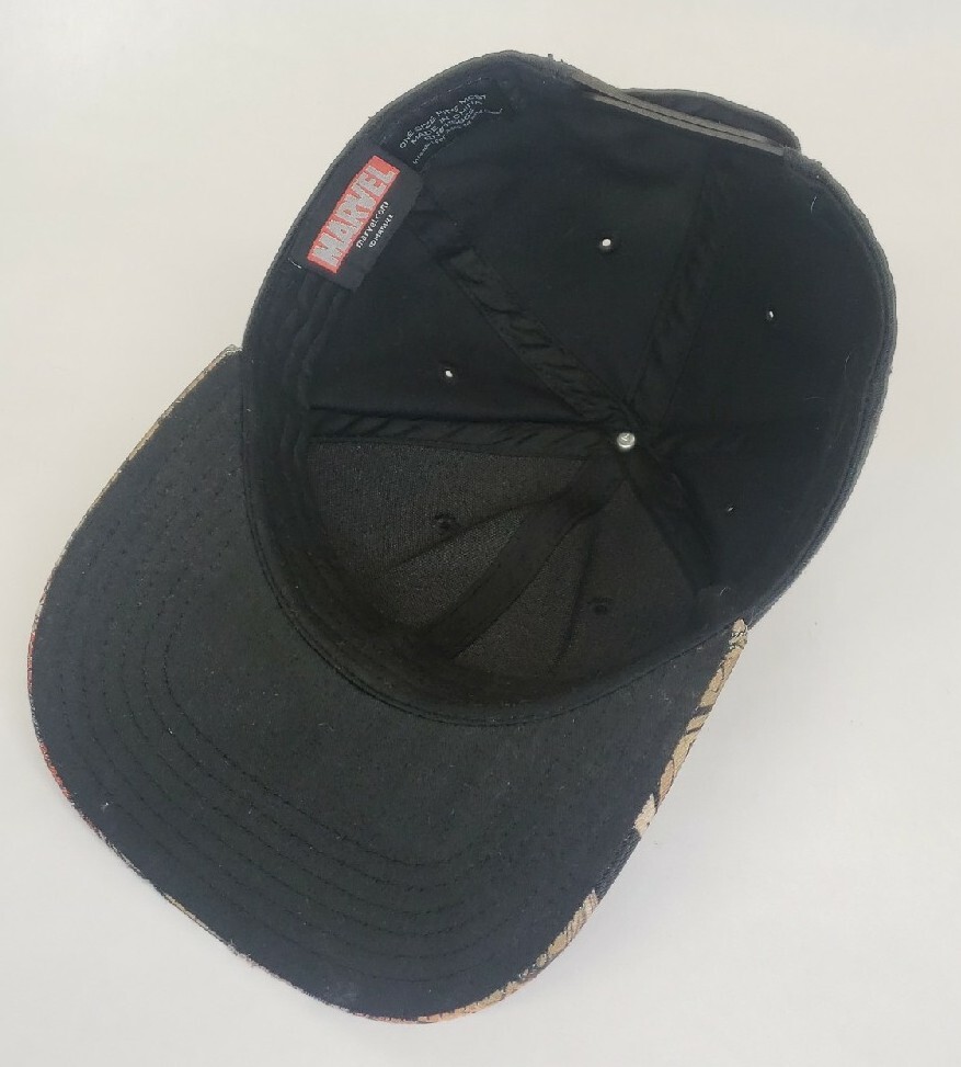 Marvel Comic Deadpool cap sublimated bill structured adjustable snap back