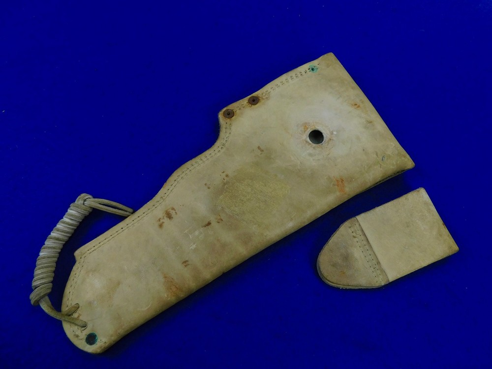 US WW2 Large Folding Machete Leather Sheath Scabbard
