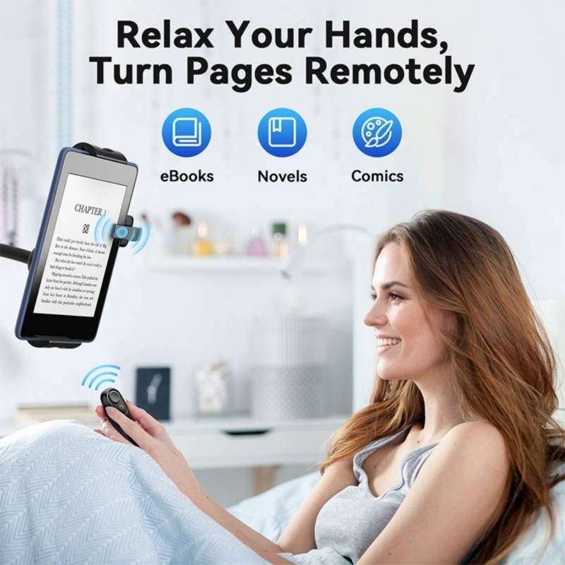 Ergonomic Clickers Control with Strap Remote Control Page Turner
