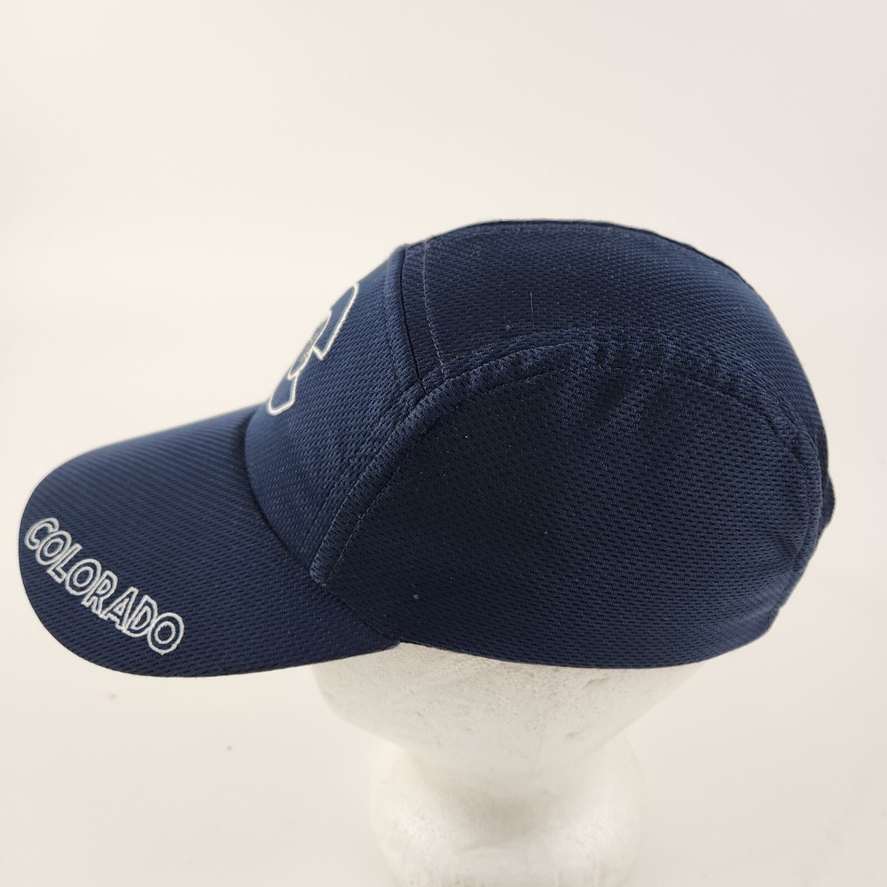 Headsweats Colorado Hat 5 Panel Blue Cap Adjustable Strap Running Biking
