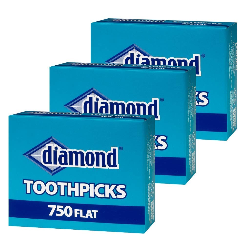 Diamond Flat Toothpicks