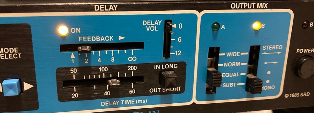 Rockman Stereo Chorus/Delay Micro Rack Guitar Module 1986 Tom Scholz SR&D Tested