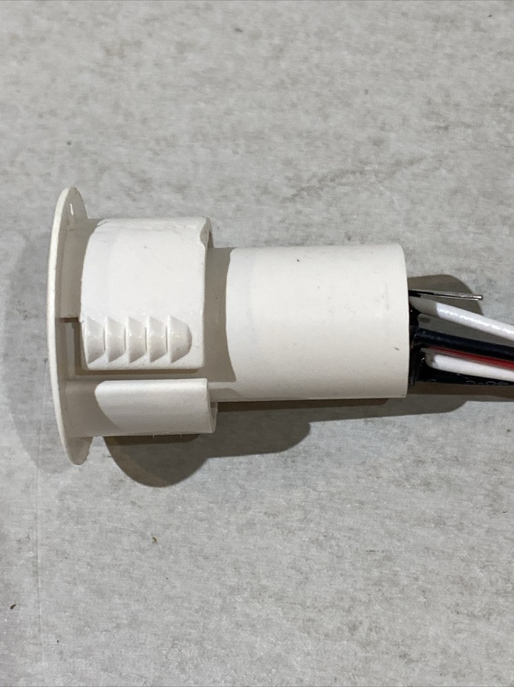 Fire & Security Door Mount DPDT White 3/4" Dia 1076CD