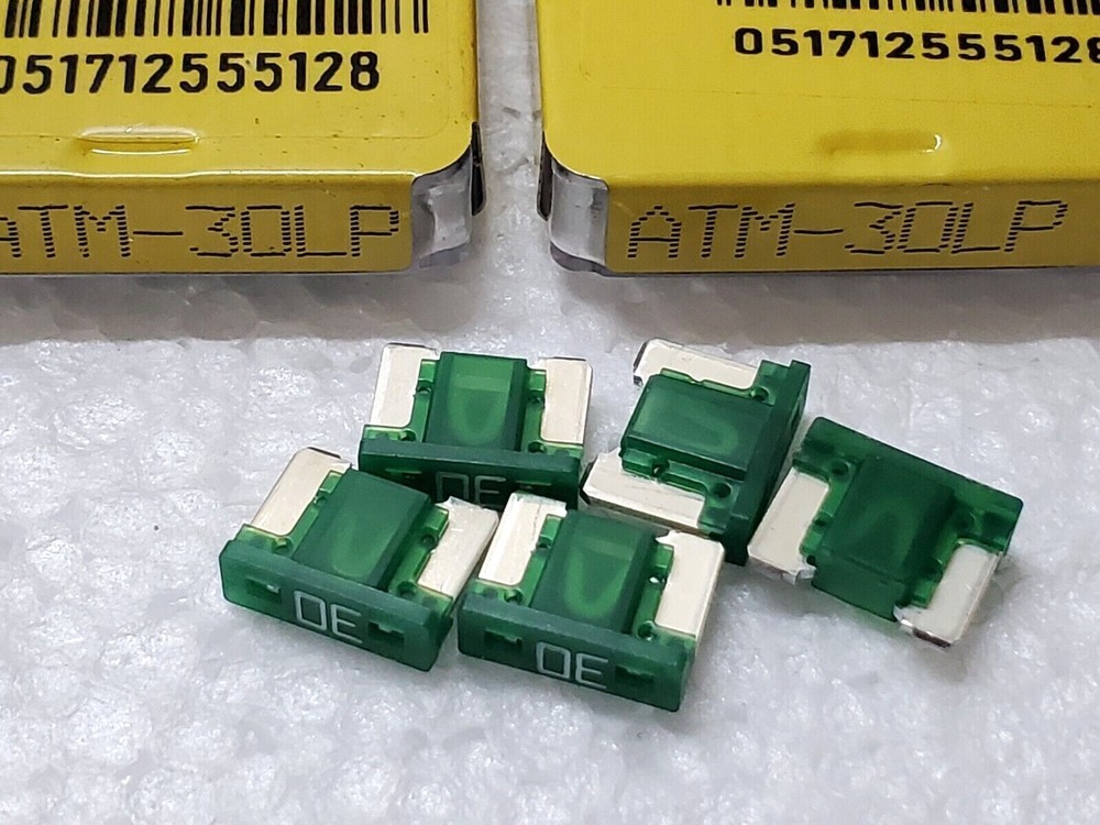 New 5 Pcs. ATM-30LP Bussmann - Eaton Micro Fuses, Electronics, Auto, Free Ship